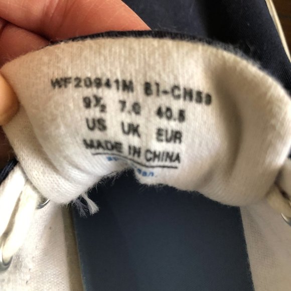 Keds Navy Blue Relaxed Fit Lace-up Sneaker 9.5 - Picture 8 of 11